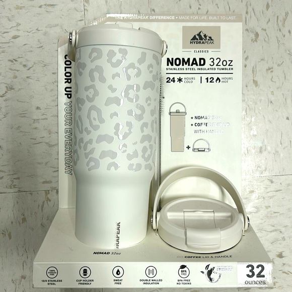 Hydrapeak Nomad 32 oz Tumbler set w handle straw stainless steel lifetime guaran - Picture 2 of 12